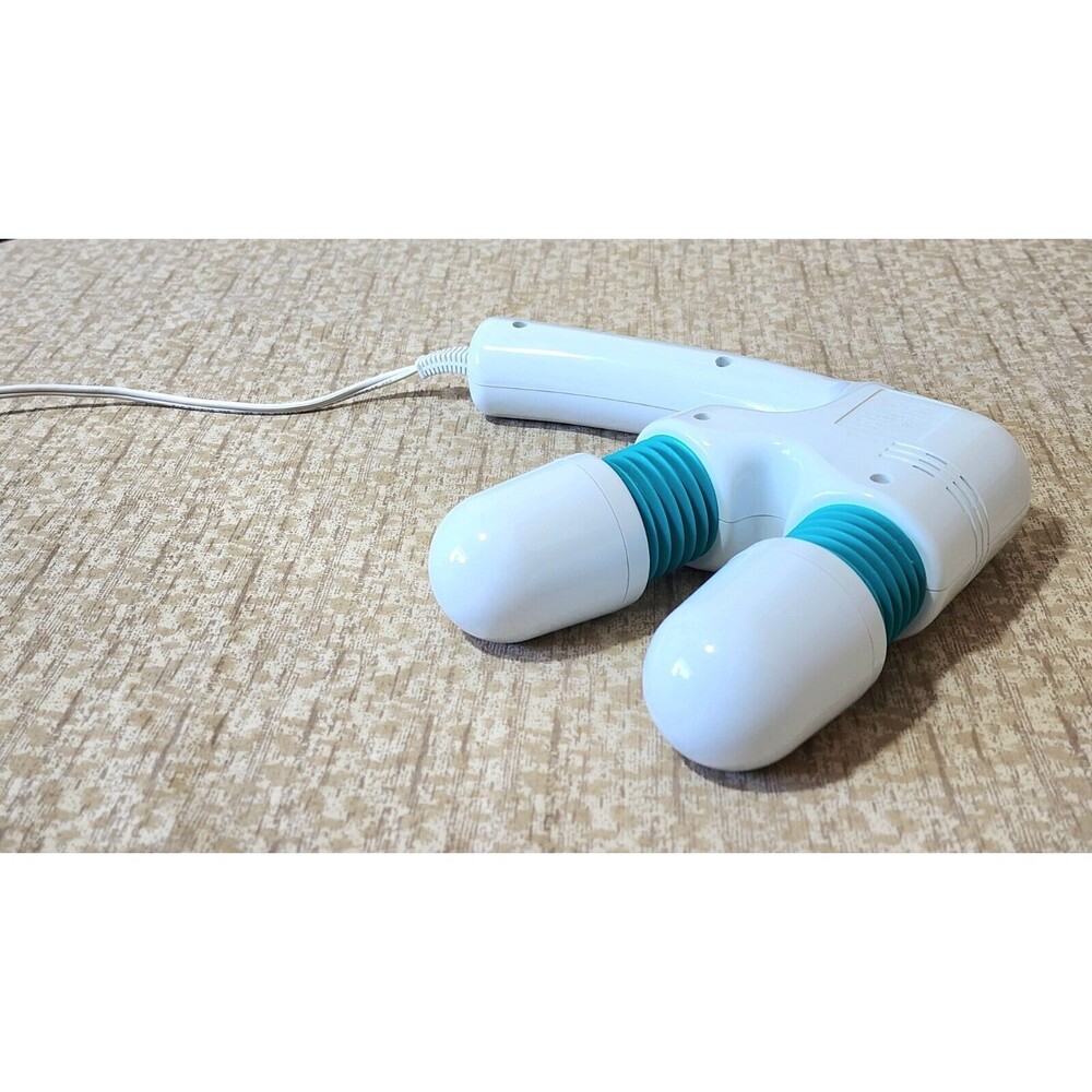Homedics Dynamic Duo Twin Head Back Massager PM-707 Handheld-Tested Working 100%